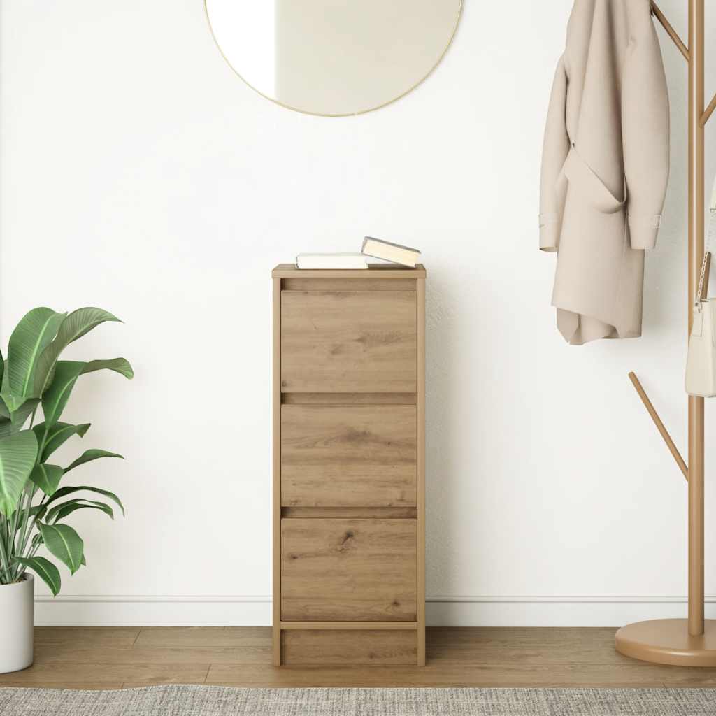 vidaXL Bufetă Stejar Artisan 29,5x34x76 cm Lemn prelucrat