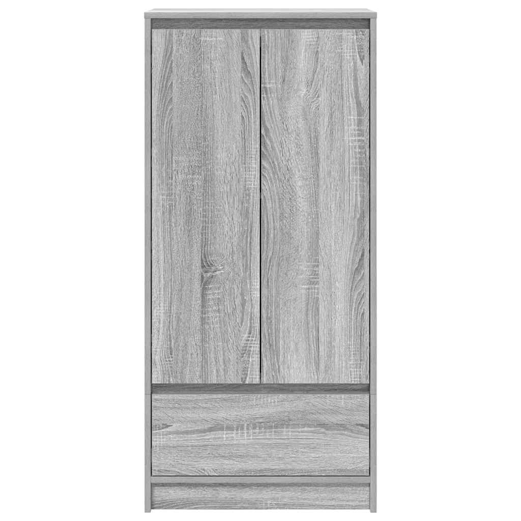 vidaXL Dulap cu sertar Gri Sonoma 55,5x34x119,5 cm Lemn prelucrat