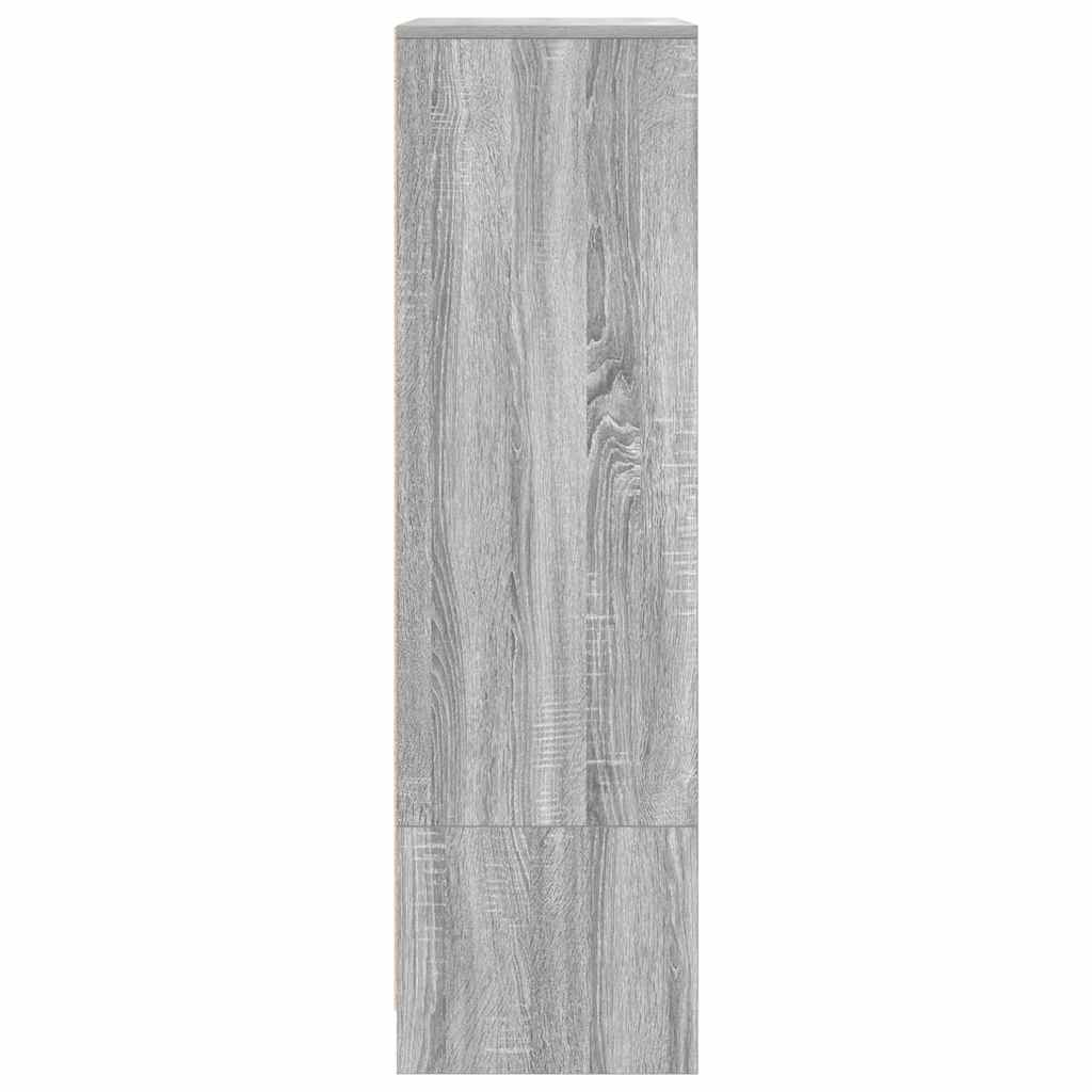 vidaXL Dulap cu sertar Gri Sonoma 55,5x34x119,5 cm Lemn prelucrat