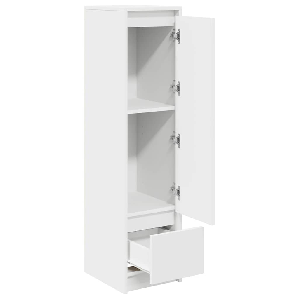 vidaXL Dulapul alb 29,5x34x119,5 cm Lemn prelucrat