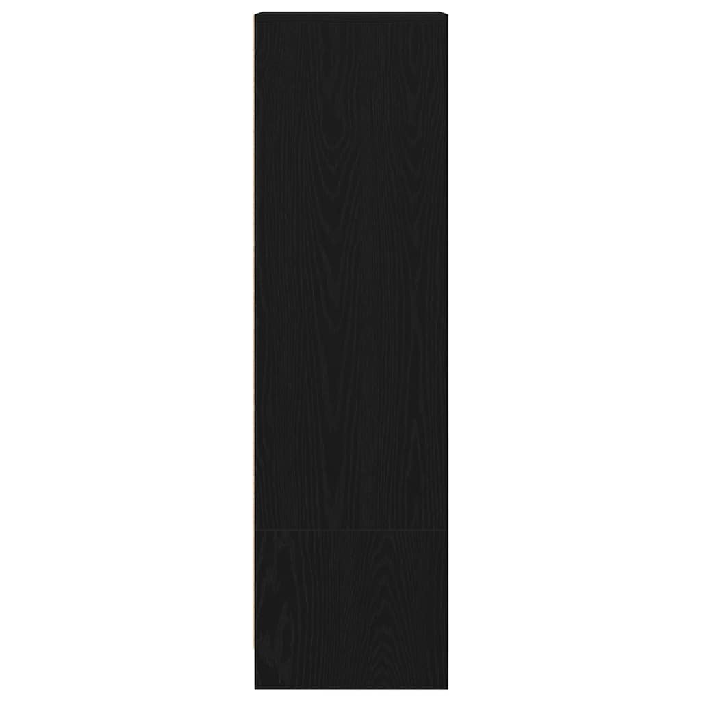 vidaXL Tablou Stejar negru 29,5x34x119,5 cm Lemn prelucrat