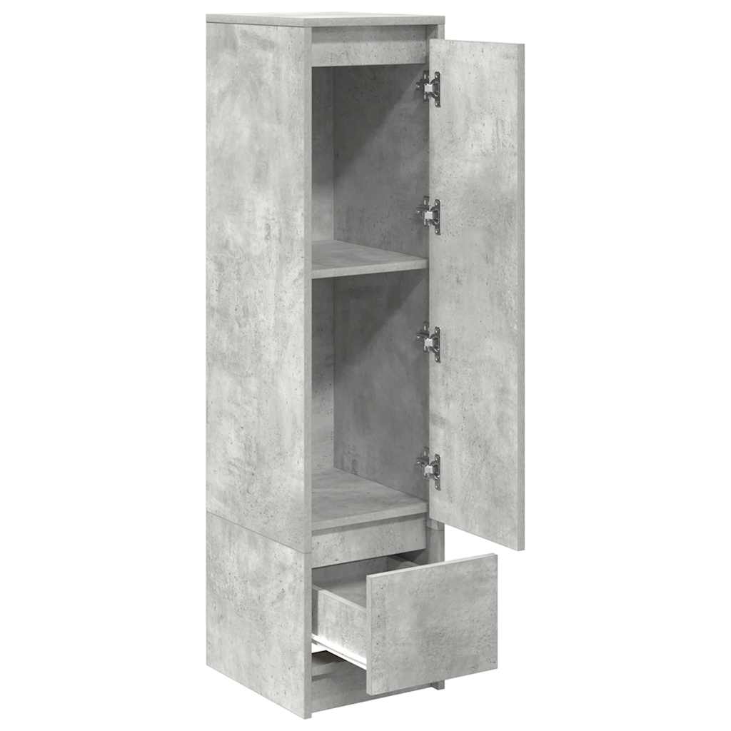 vidaXL Dulapuri gri beton 29,5x34x119,5 cm Lemn prelucrat