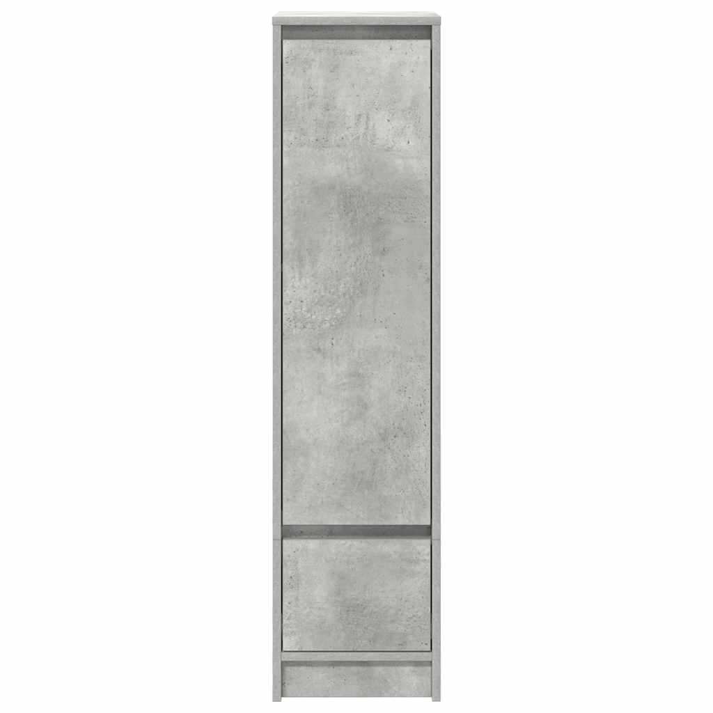 vidaXL Dulapuri gri beton 29,5x34x119,5 cm Lemn prelucrat