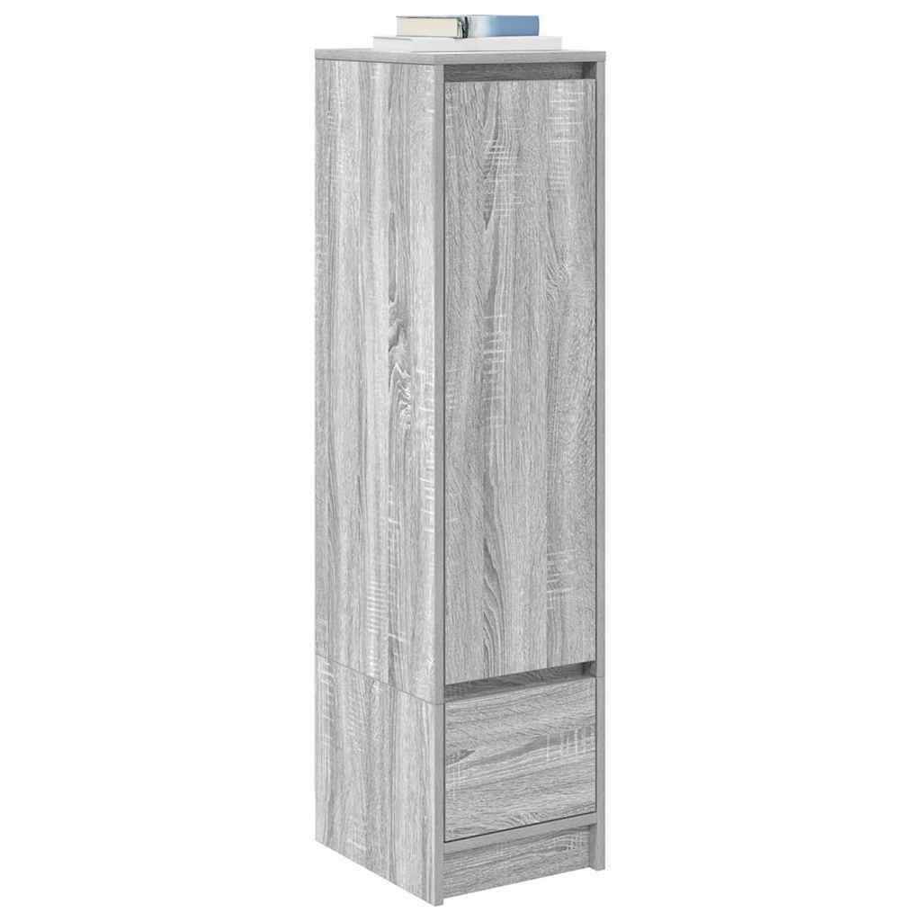 vidaXL Dulapuri gri Sonoma 29,5x34x119,5 cm Lemn prelucrat