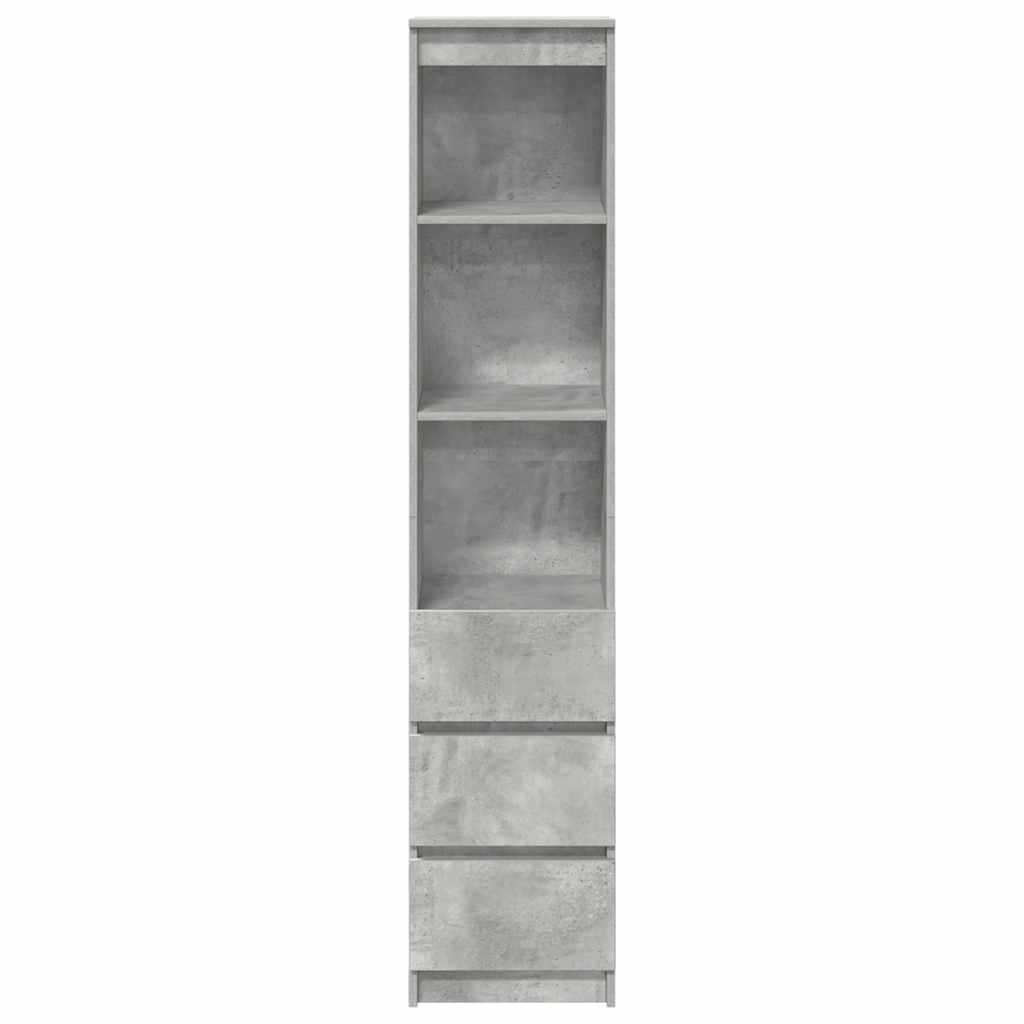 vidaXL Tablou beton gri 37,5x35x180 cm Lemn prelucrat