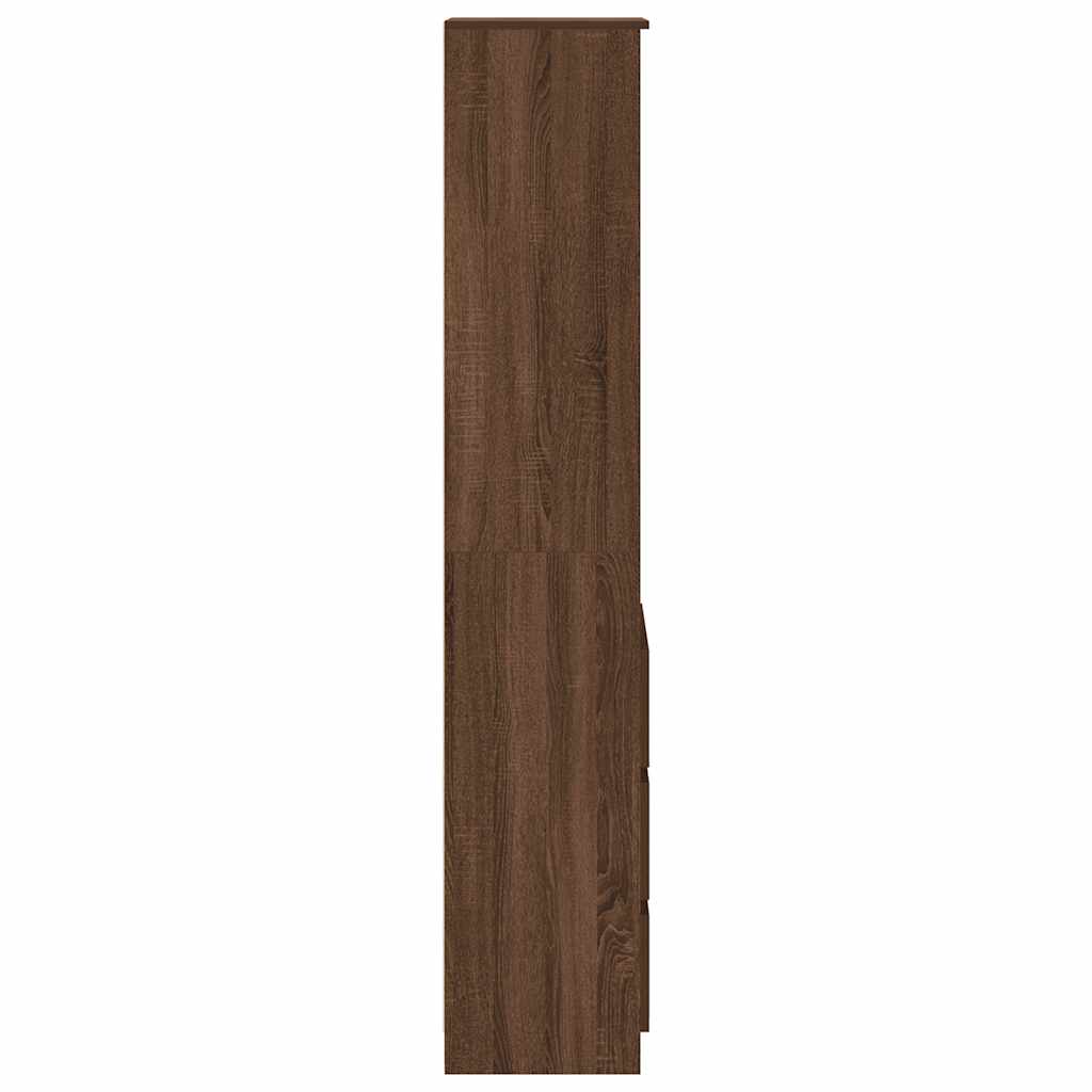 vidaXL Dulap Stejar maro 37,5x35x180 cm Lemn prelucrat
