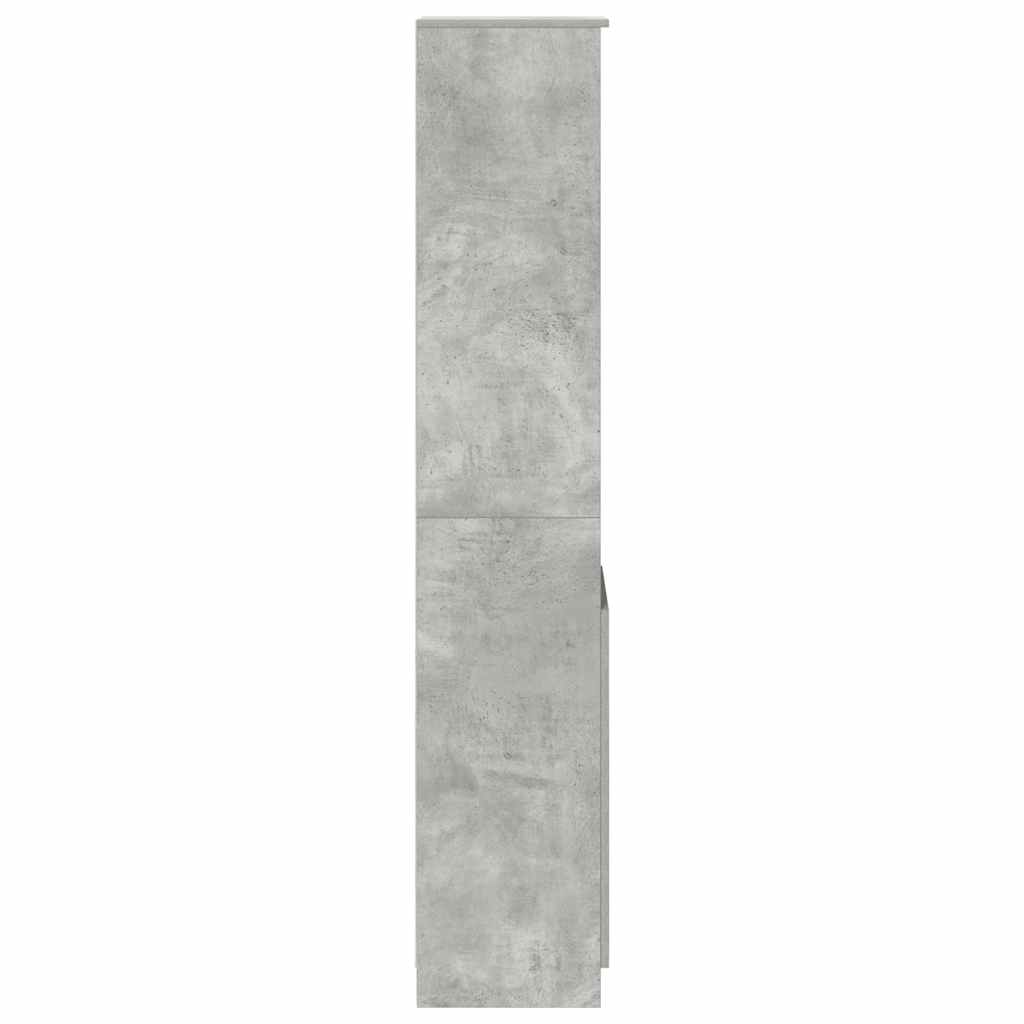 vidaXL Tablou beton gri 37,5x35x180 cm Lemn prelucrat