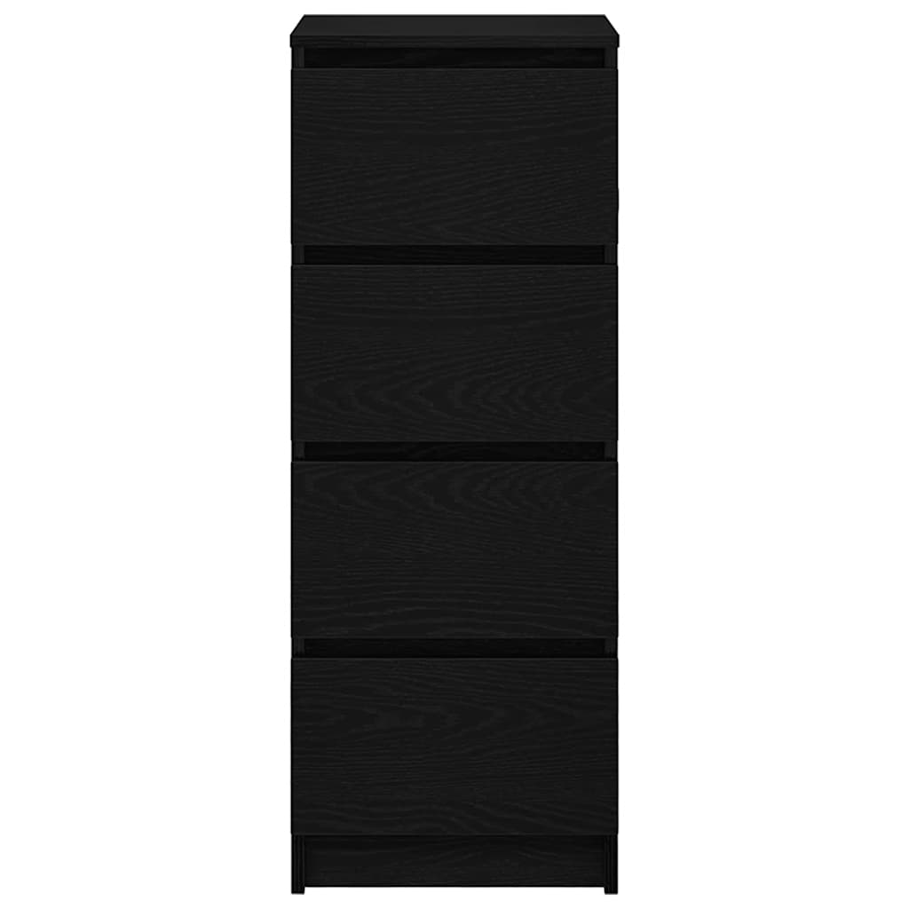 vidaXL Bufetă Stejar negru 37,5x35x99 cm Lemn prelucrat vidaXL Bufetă Stejar negru 37,5x35x99 cm Lemn prelucrat