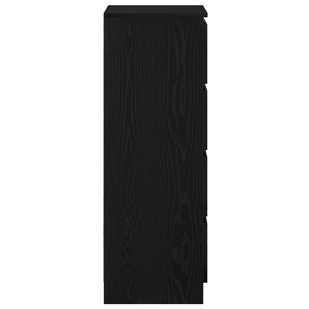 vidaXL Bufetă Stejar negru 37,5x35x99 cm Lemn prelucrat vidaXL Bufetă Stejar negru 37,5x35x99 cm Lemn prelucrat