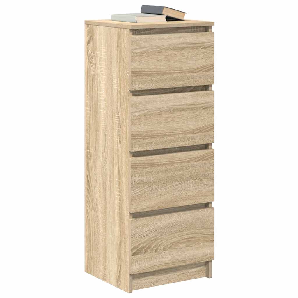 vidaXL Bufetă Stejar Sonoma 37,5x35x99 cm Lemn prelucrat vidaXL Bufetă Stejar Sonoma 37,5x35x99 cm Lemn prelucrat