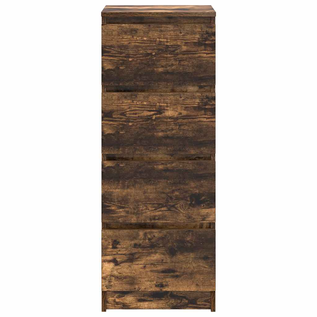 vidaXL Bufetă Stejar afumat 37,5x35x99 cm Lemn prelucrat