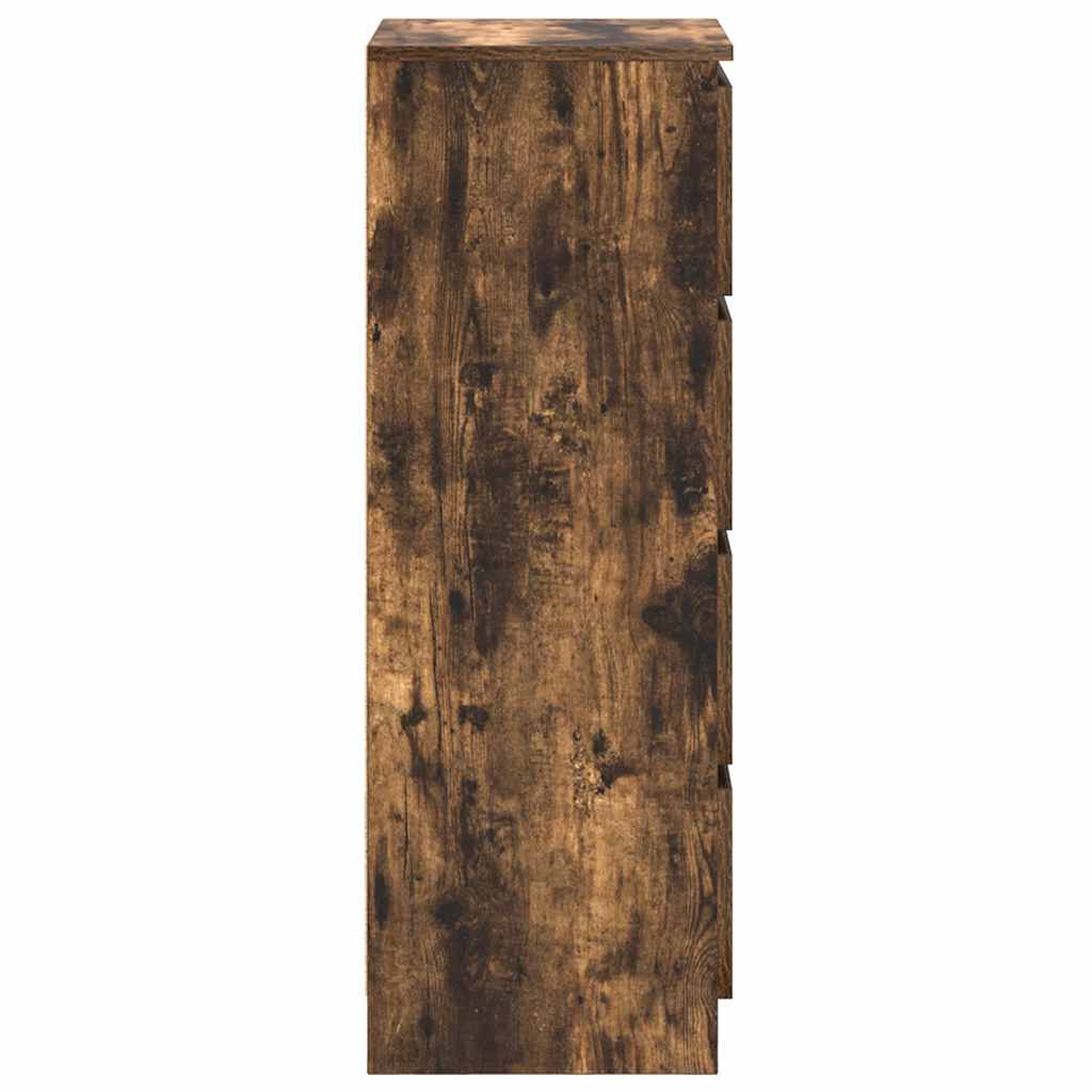 vidaXL Bufetă Stejar afumat 37,5x35x99 cm Lemn prelucrat