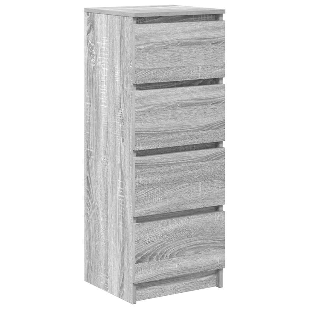 vidaXL Bufetă gri Sonoma 37,5x35x99 cm Lemn prelucrat