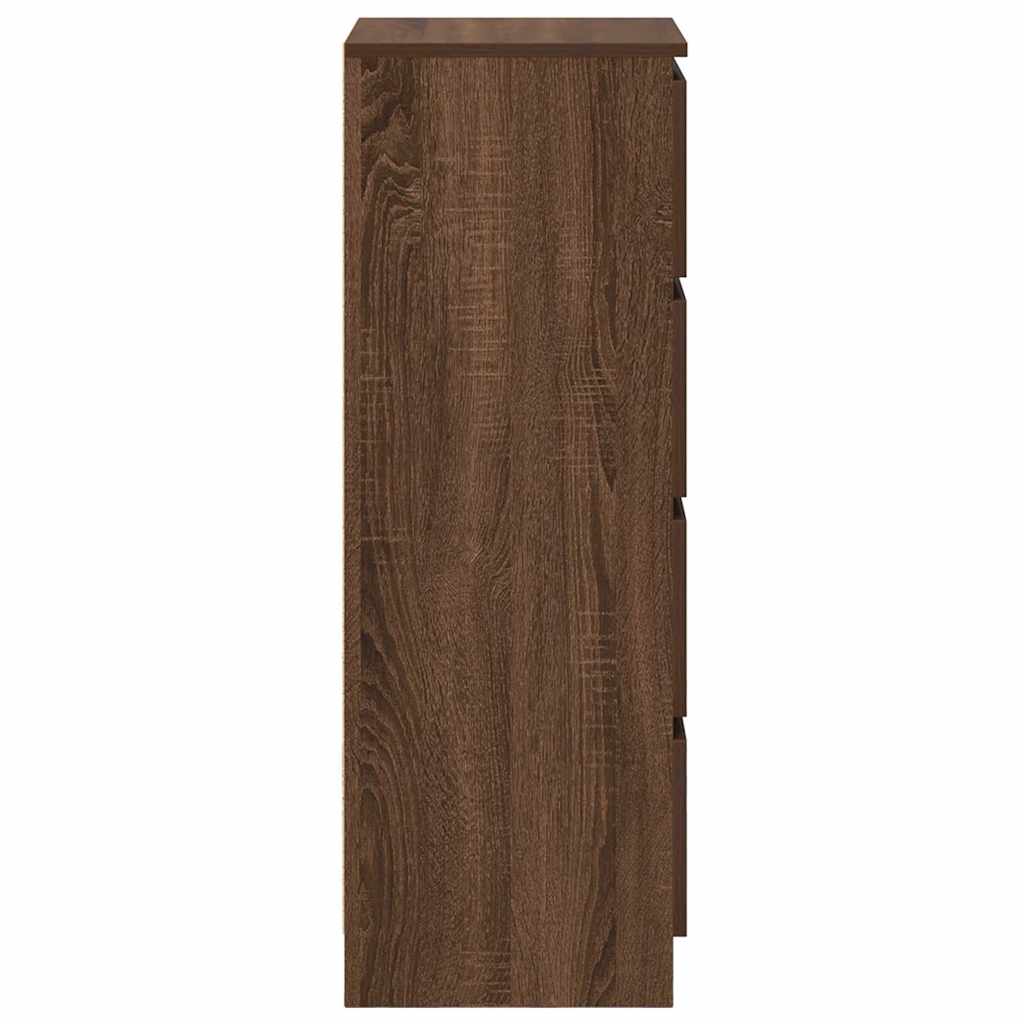 vidaXL Bufetă Stejar maro 37,5x35x99 cm Lemn prelucrat vidaXL Bufetă Stejar maro 37,5x35x99 cm Lemn prelucrat