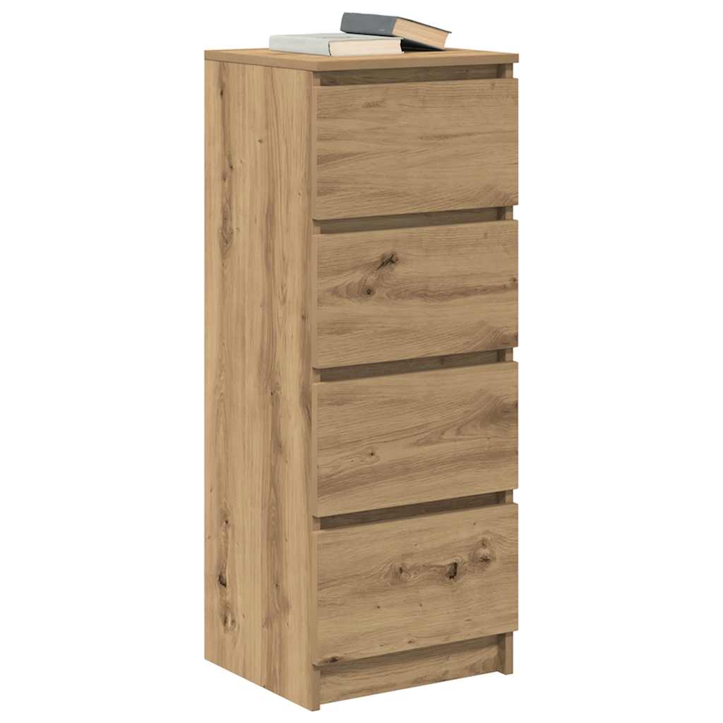 vidaXL Bufetă Stejar Artisan 37,5x35x99 cm Lemn prelucrat