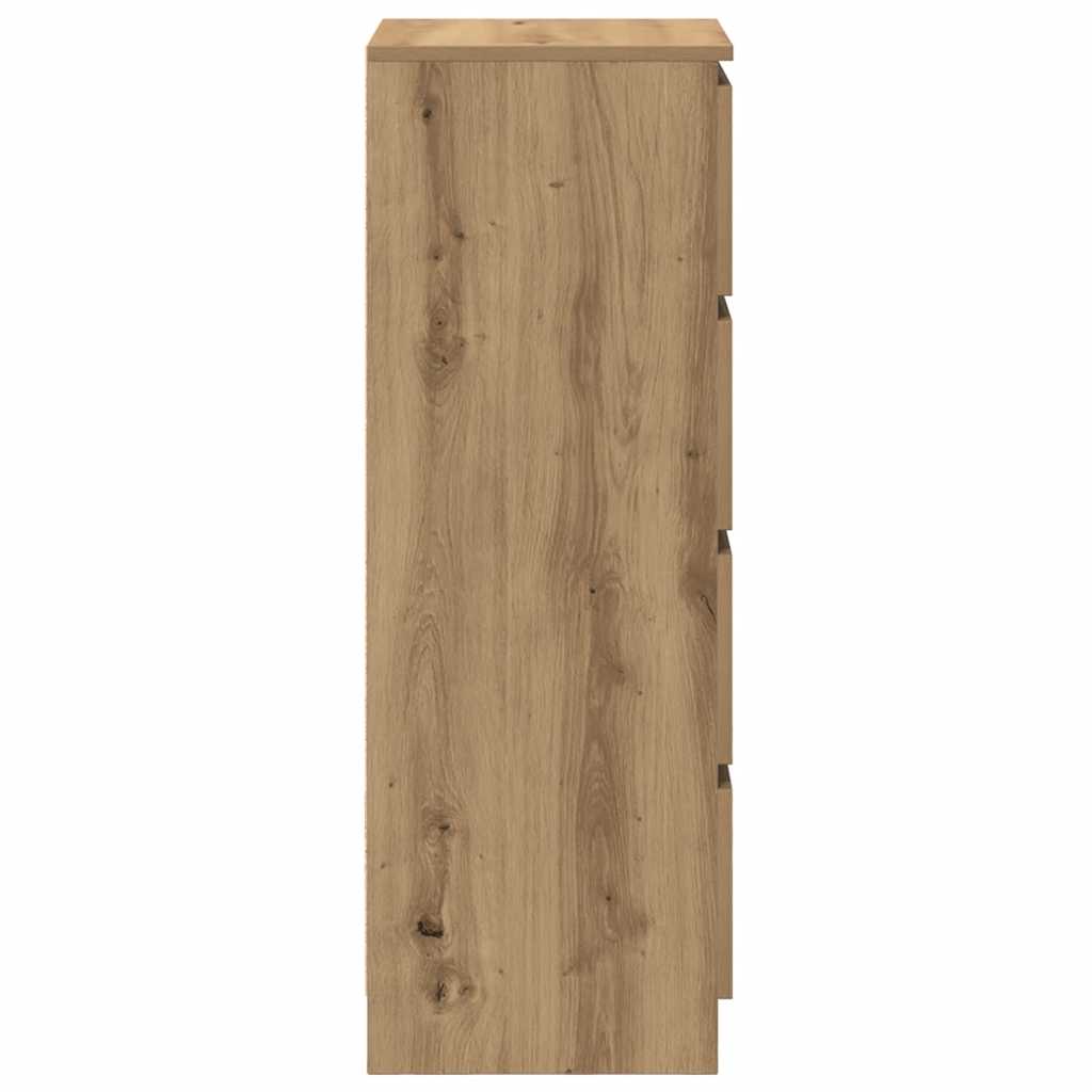 vidaXL Bufetă Stejar Artisan 37,5x35x99 cm Lemn prelucrat