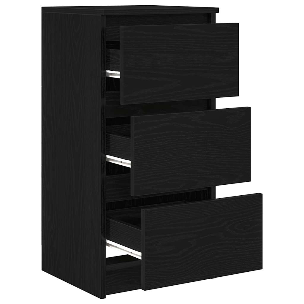 vidaXL Bufetă Stejar negru 37,5x35x76 cm Lemn prelucrat vidaXL Bufetă Stejar negru 37,5x35x76 cm Lemn prelucrat