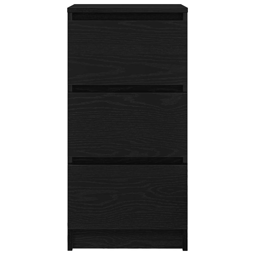 vidaXL Bufetă Stejar negru 37,5x35x76 cm Lemn prelucrat vidaXL Bufetă Stejar negru 37,5x35x76 cm Lemn prelucrat