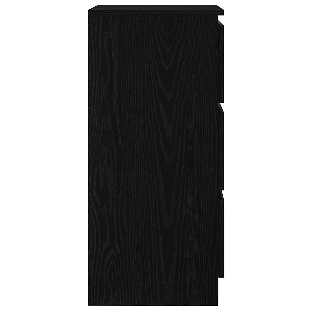 vidaXL Bufetă Stejar negru 37,5x35x76 cm Lemn prelucrat vidaXL Bufetă Stejar negru 37,5x35x76 cm Lemn prelucrat