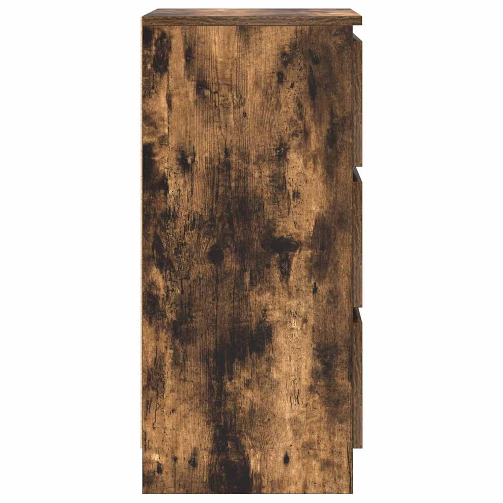 vidaXL Bufetă Stejar afumat 37,5x35x76 cm Lemn prelucrat