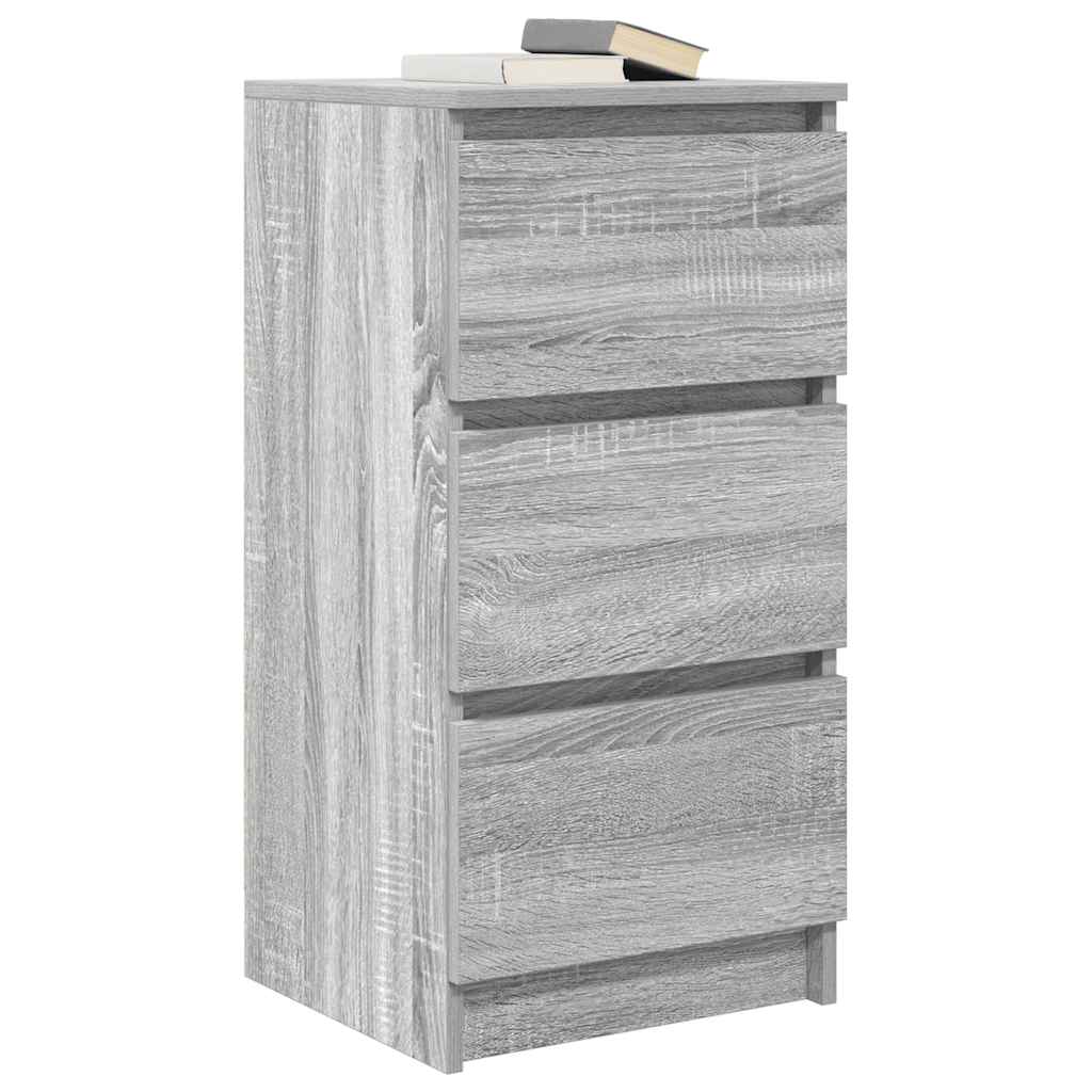vidaXL Bufetă gri Sonoma 37,5x35x76 cm Lemn prelucrat