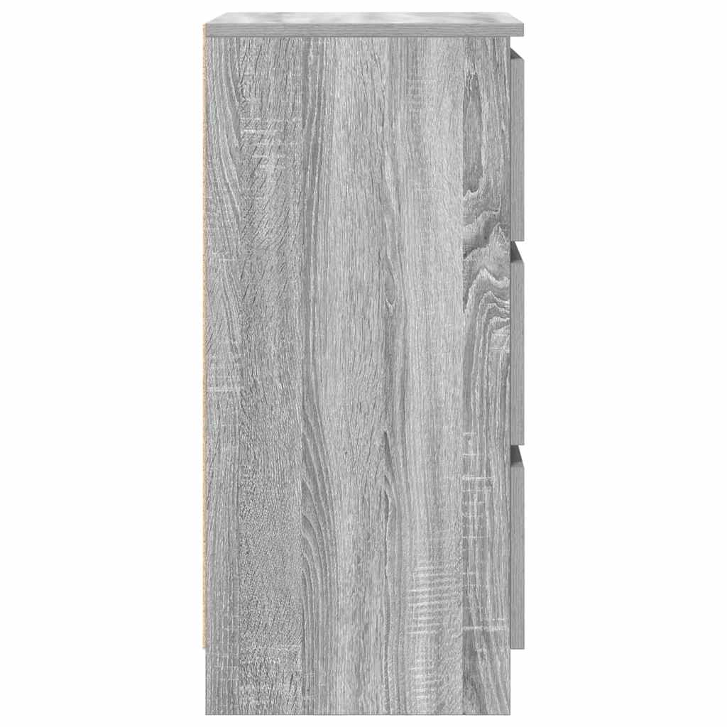 vidaXL Bufetă gri Sonoma 37,5x35x76 cm Lemn prelucrat