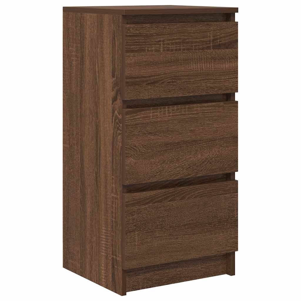 vidaXL Bufetă Stejar maro 37,5x35x76 cm Lemn prelucrat vidaXL Bufetă Stejar maro 37,5x35x76 cm Lemn prelucrat