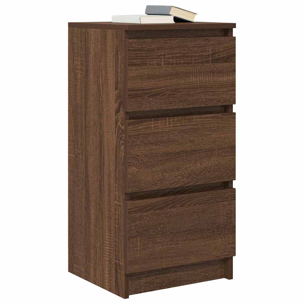 vidaXL Bufetă Stejar maro 37,5x35x76 cm Lemn prelucrat vidaXL Bufetă Stejar maro 37,5x35x76 cm Lemn prelucrat