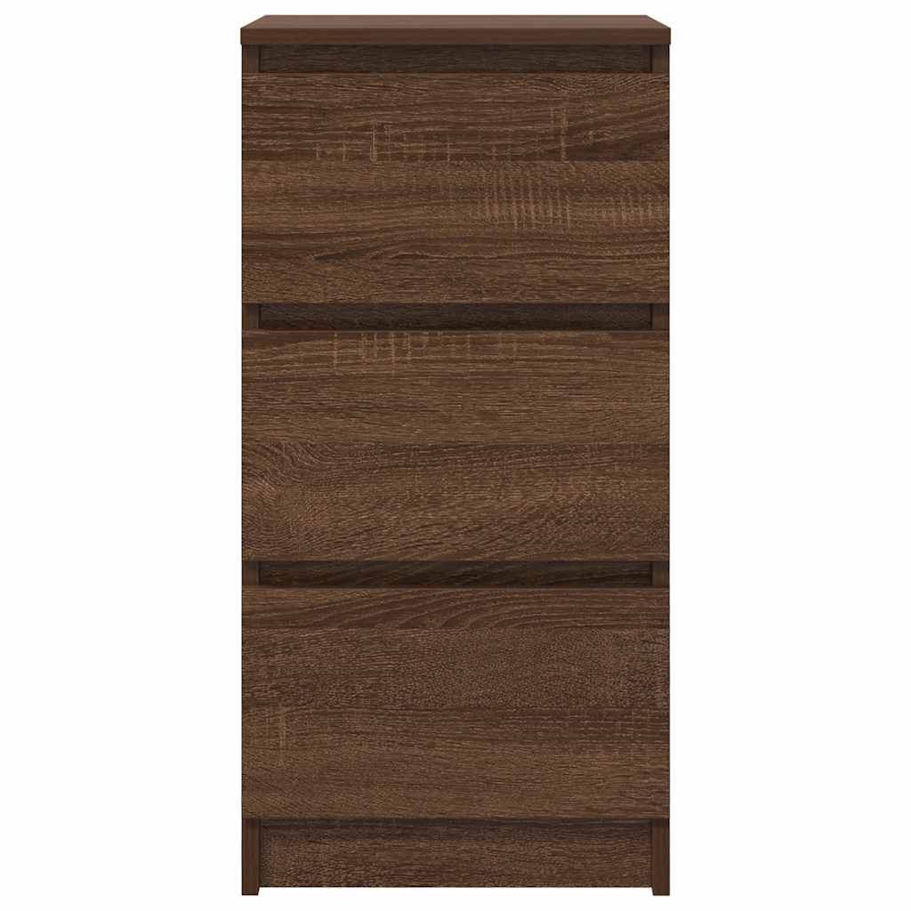 vidaXL Bufetă Stejar maro 37,5x35x76 cm Lemn prelucrat vidaXL Bufetă Stejar maro 37,5x35x76 cm Lemn prelucrat