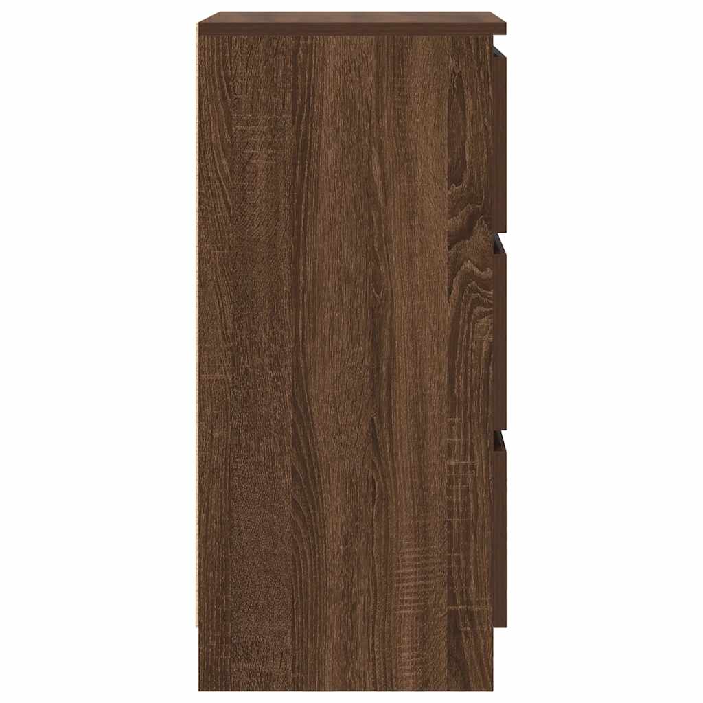 vidaXL Bufetă Stejar maro 37,5x35x76 cm Lemn prelucrat vidaXL Bufetă Stejar maro 37,5x35x76 cm Lemn prelucrat