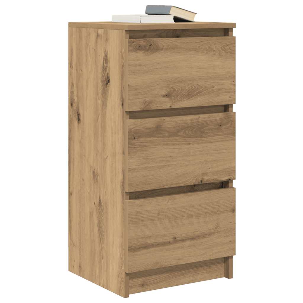 vidaXL Bufetă Stejar Artisan 37,5x35x76 cm Lemn prelucrat vidaXL Bufetă Stejar Artisan 37,5x35x76 cm Lemn prelucrat