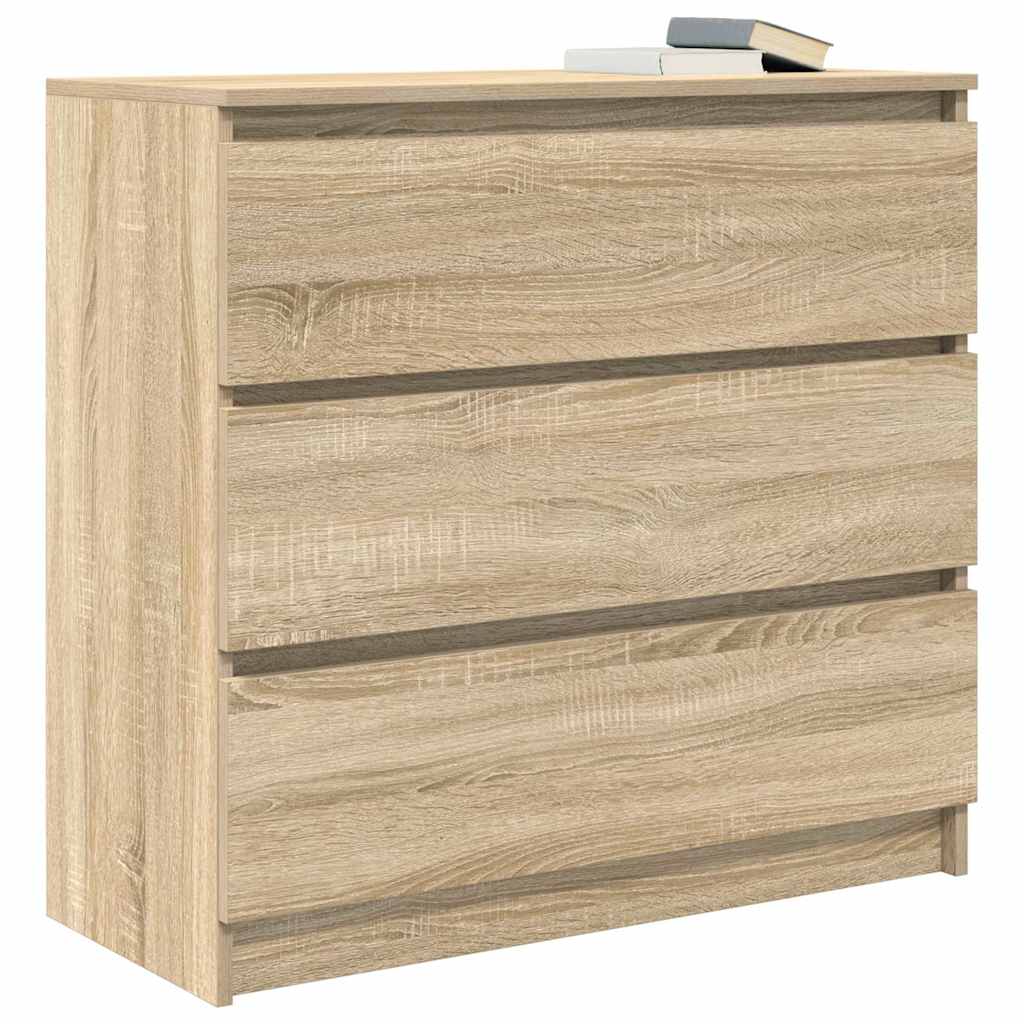 vidaXL Bufetă Stejar Sonoma 80x35x76 cm Lemn prelucrat