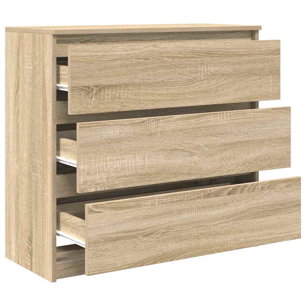 vidaXL Bufetă Stejar Sonoma 80x35x76 cm Lemn prelucrat