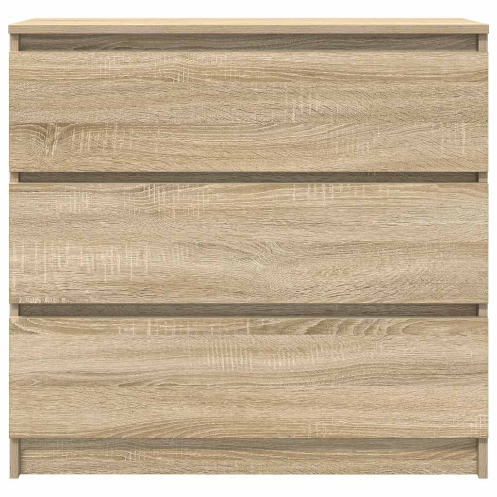 vidaXL Bufetă Stejar Sonoma 80x35x76 cm Lemn prelucrat