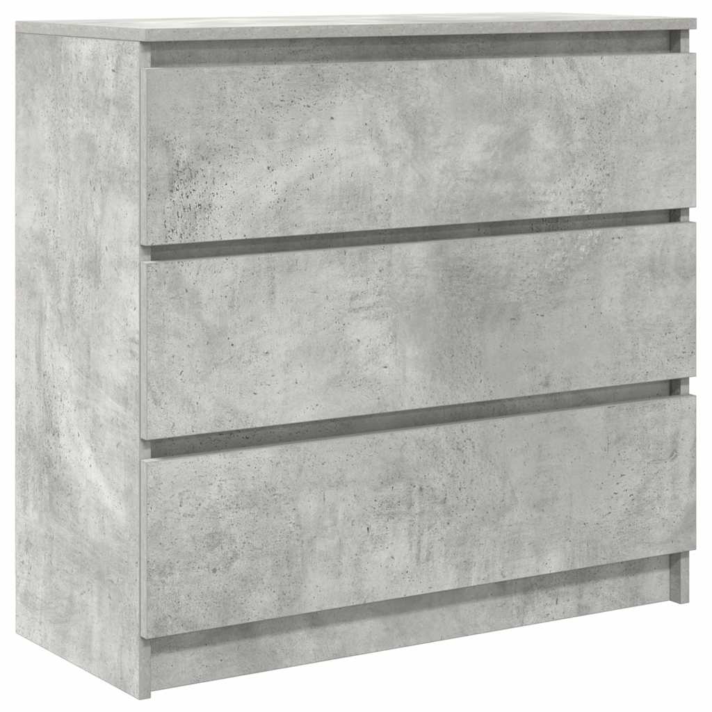vidaXL Bufetă Gri Beton 80x35x76 cm Lemn prelucrat vidaXL Bufetă Gri Beton 80x35x76 cm Lemn prelucrat