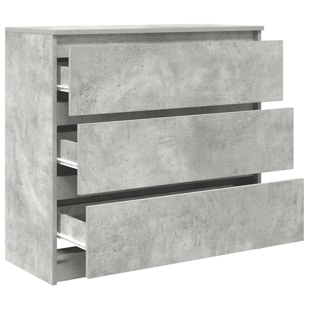 vidaXL Bufetă Gri Beton 80x35x76 cm Lemn prelucrat vidaXL Bufetă Gri Beton 80x35x76 cm Lemn prelucrat
