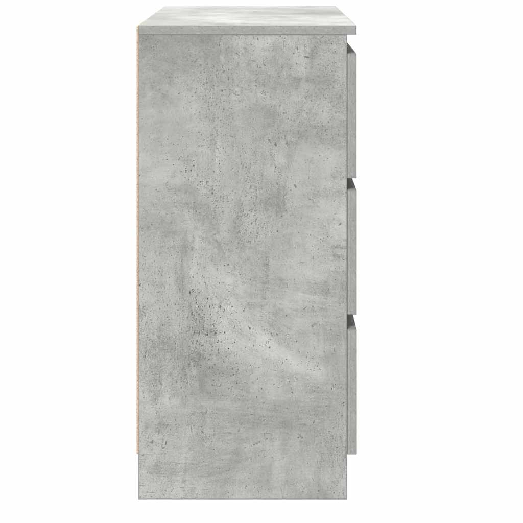 vidaXL Bufetă Gri Beton 80x35x76 cm Lemn prelucrat vidaXL Bufetă Gri Beton 80x35x76 cm Lemn prelucrat