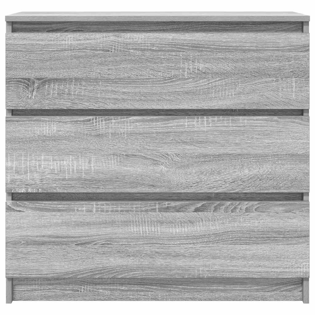 vidaXL Bufetă gri Sonoma 80x35x76 cm Lemn prelucrat vidaXL Bufetă gri Sonoma 80x35x76 cm Lemn prelucrat