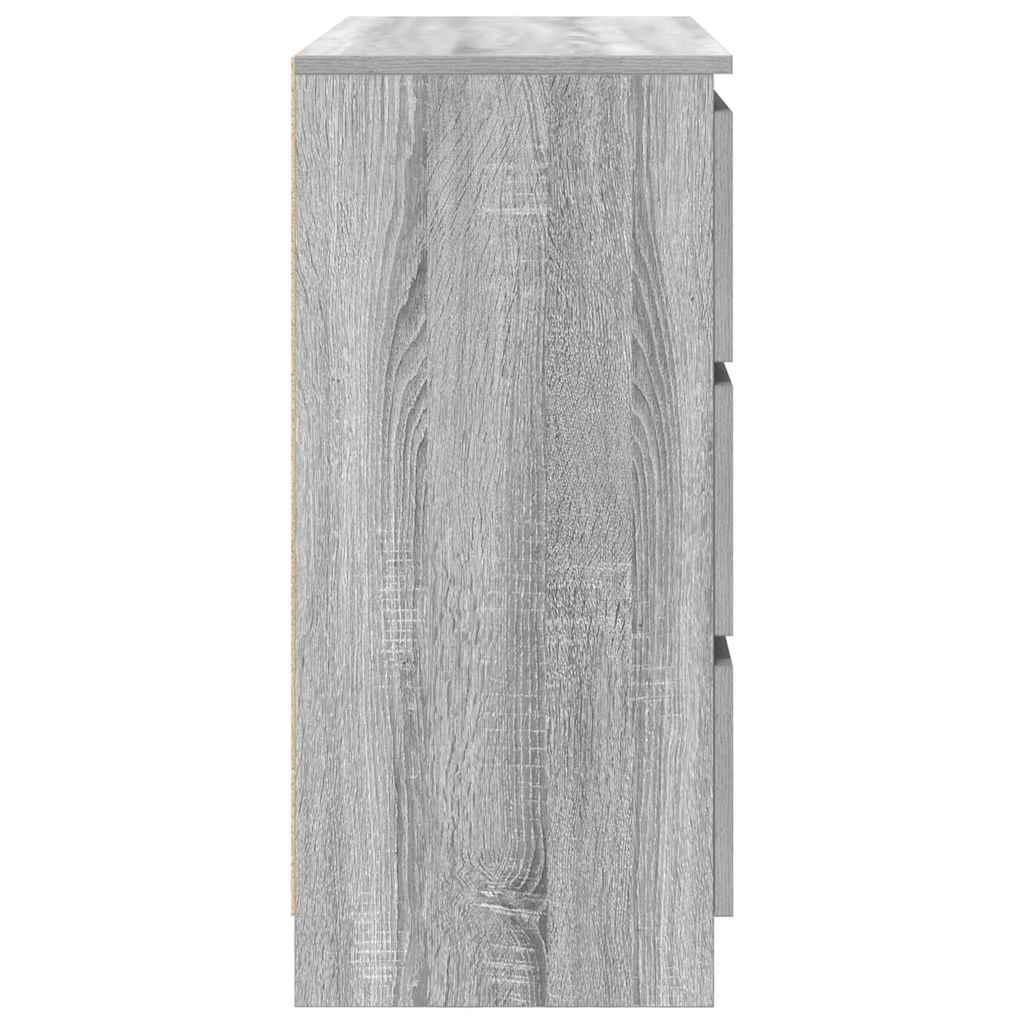 vidaXL Bufetă gri Sonoma 80x35x76 cm Lemn prelucrat vidaXL Bufetă gri Sonoma 80x35x76 cm Lemn prelucrat