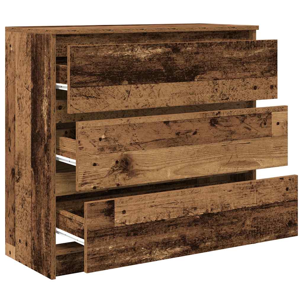 vidaXL Bufetă din lemn vechi 80x35x76 cm din lemn prelucrat