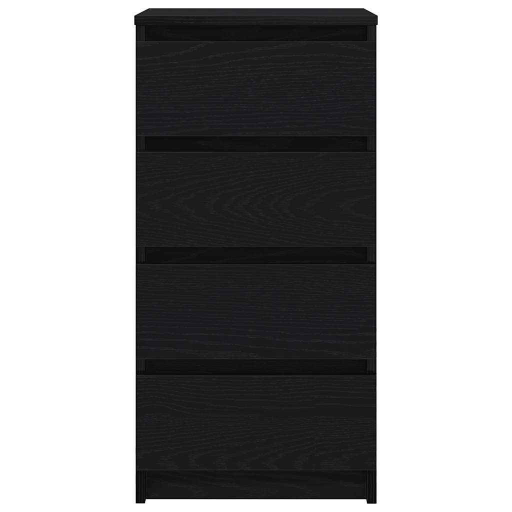 vidaXL Bufetă Stejar negru 37,5x35x76 cm Lemn prelucrat vidaXL Bufetă Stejar negru 37,5x35x76 cm Lemn prelucrat