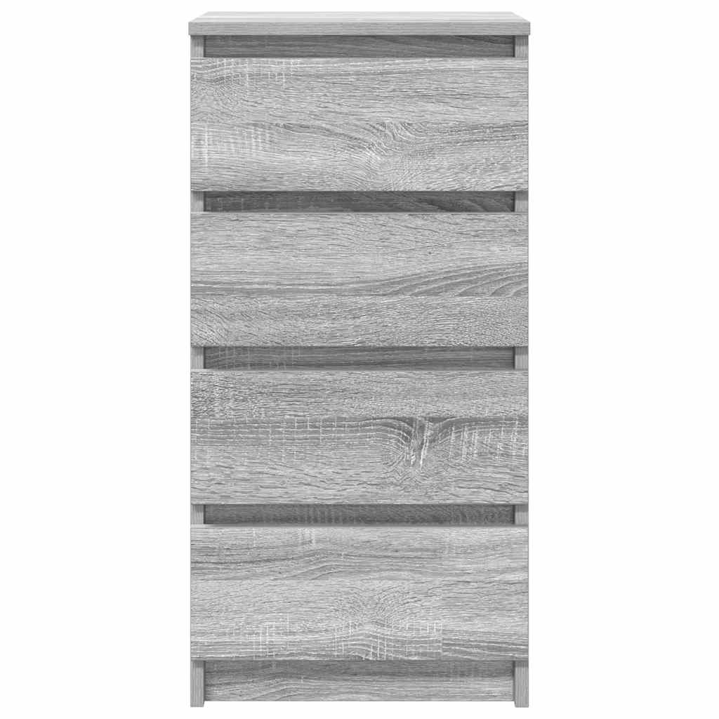 vidaXL Bufetă gri Sonoma 37,5x35x76 cm Lemn prelucrat