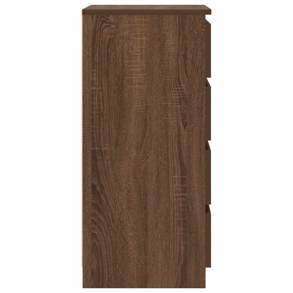 vidaXL Bufetă Stejar maro 37,5x35x76 cm Lemn prelucrat vidaXL Bufetă Stejar maro 37,5x35x76 cm Lemn prelucrat