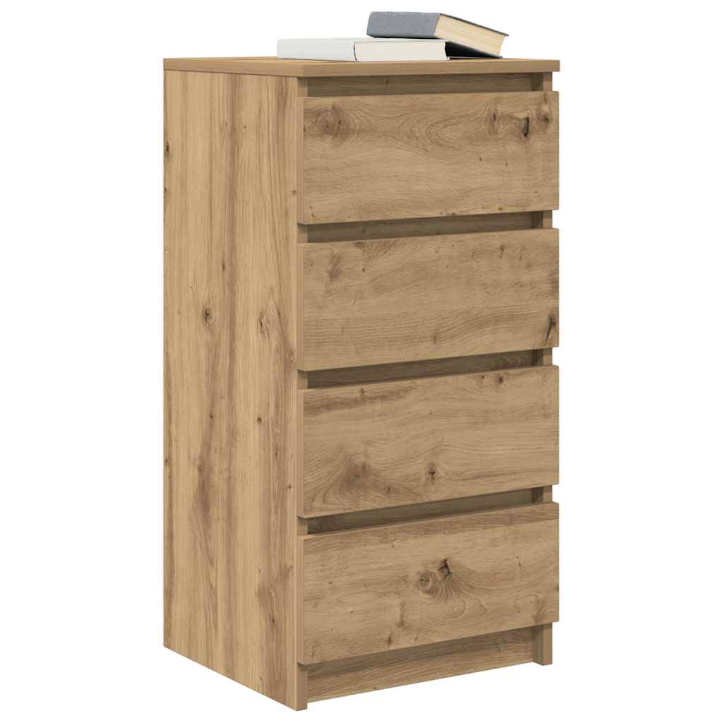 vidaXL Bufetă Stejar Artisan 37,5x35x76 cm Lemn prelucrat