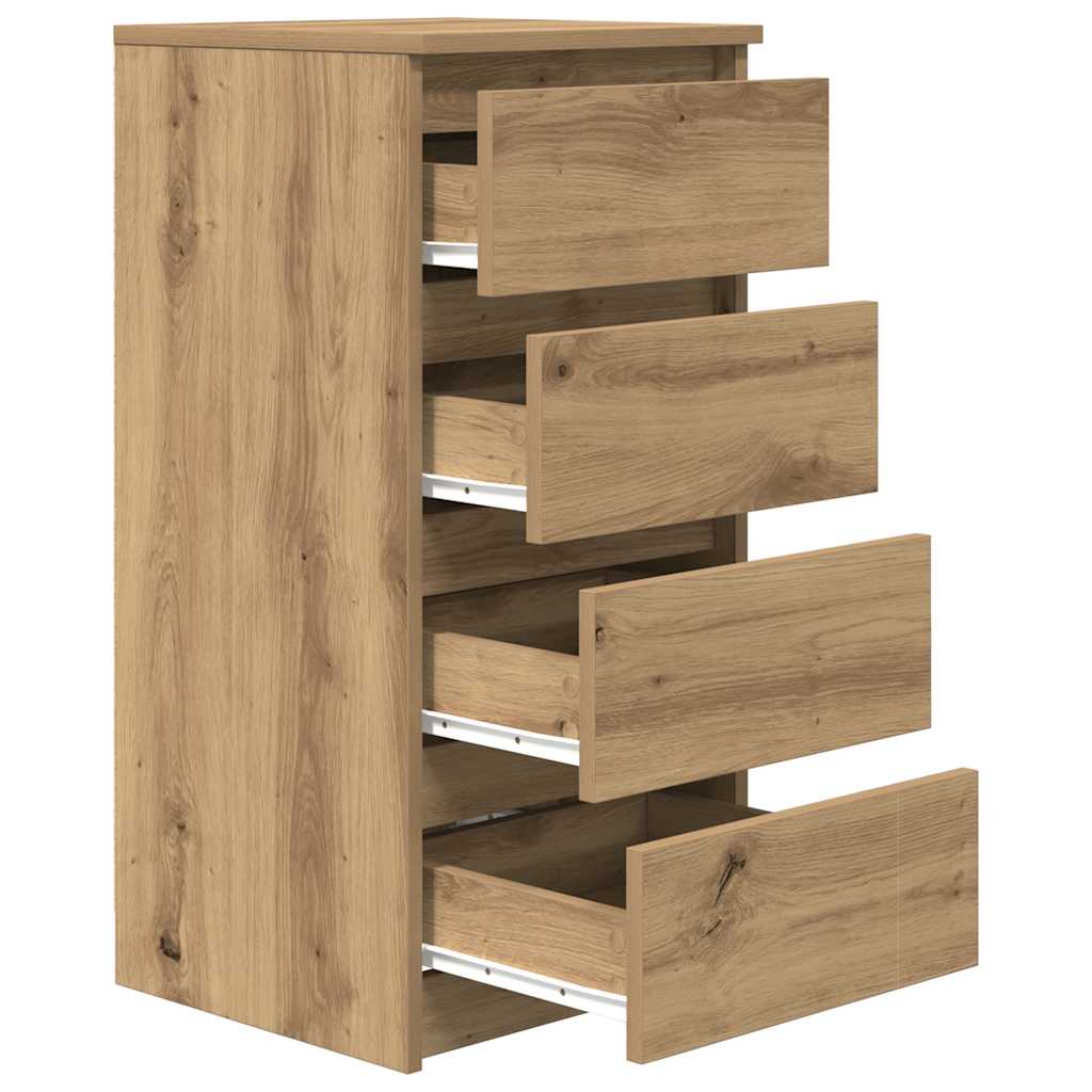 vidaXL Bufetă Stejar Artisan 37,5x35x76 cm Lemn prelucrat