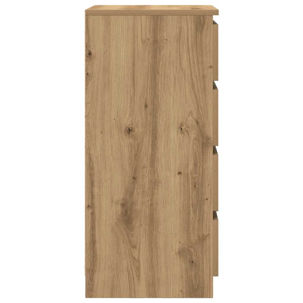 vidaXL Bufetă Stejar Artisan 37,5x35x76 cm Lemn prelucrat
