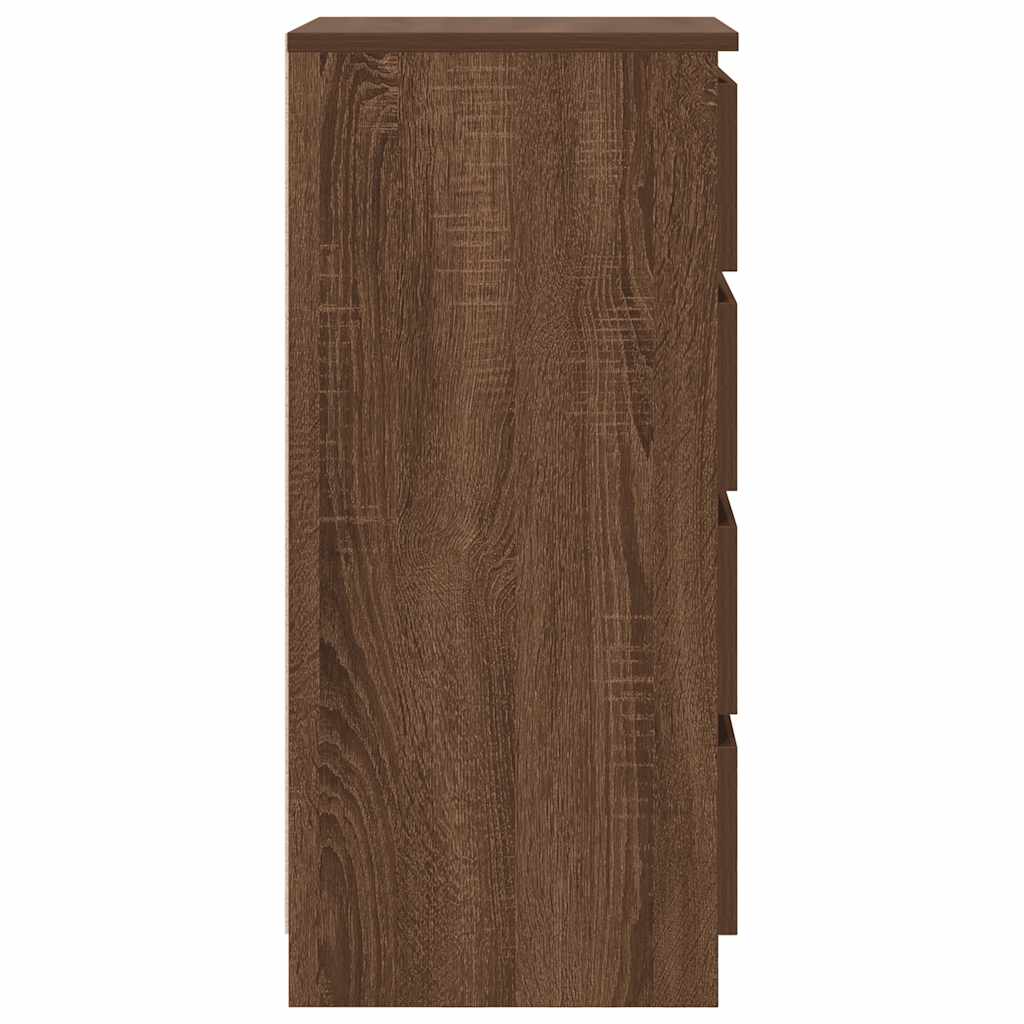 vidaXL Bufetă cu sertare Stejar maro 37,5x35x99 cm Lemn prelucrat