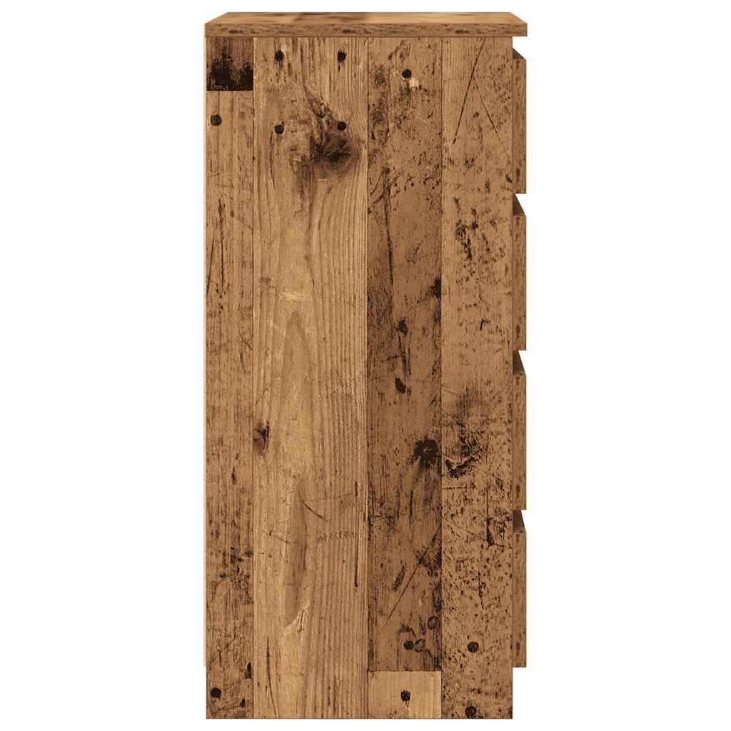 vidaXL Bufetă cu sertare Lemn vechi 37,5x35x99 cm Lemn prelucrat