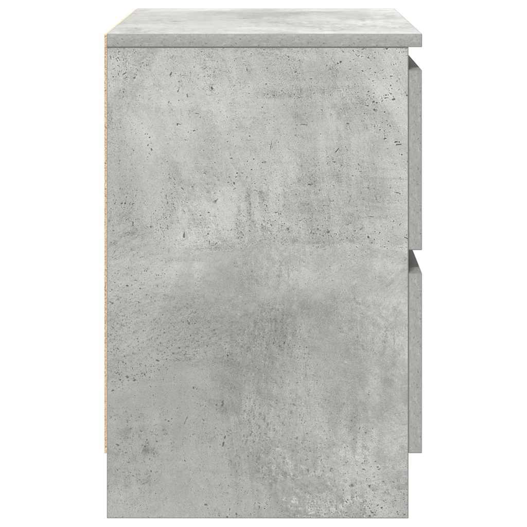 vidaXL Dulap TV Beton Gri 40x35x54 cm Lemn prelucrat