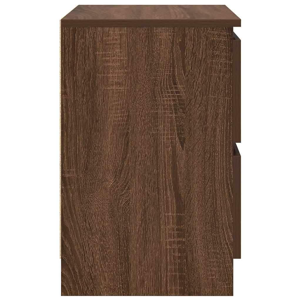 vidaXL Dulap TV Stejar maro 40x35x54 cm Lemn prelucrat